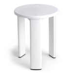 taburete blanco