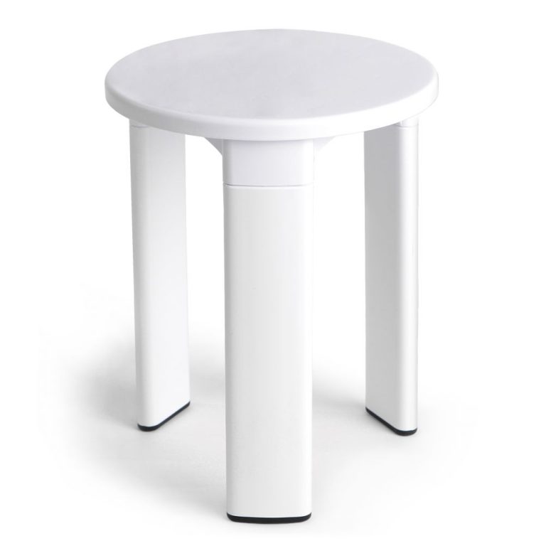 taburete blanco